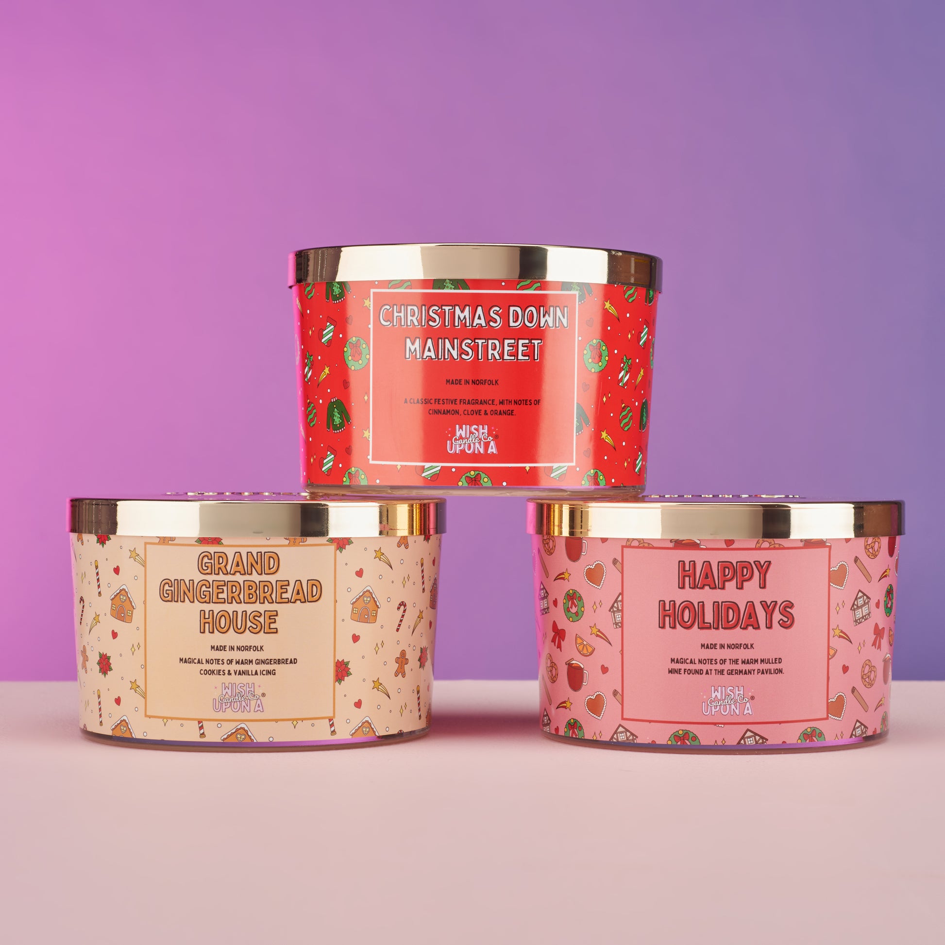 Christmas Candle Collection - Triple Wick - Pick Your Fragrance