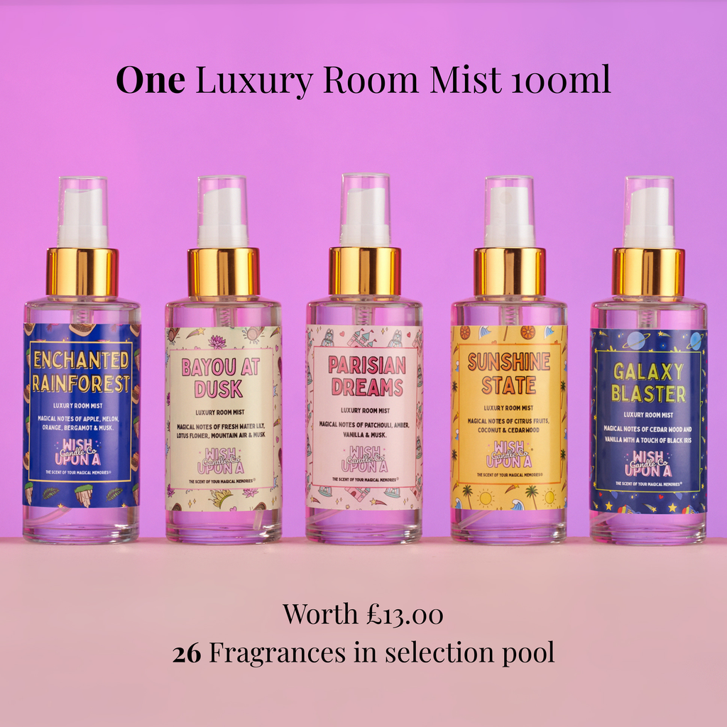 Theme park inspired 100ml Room Sprays