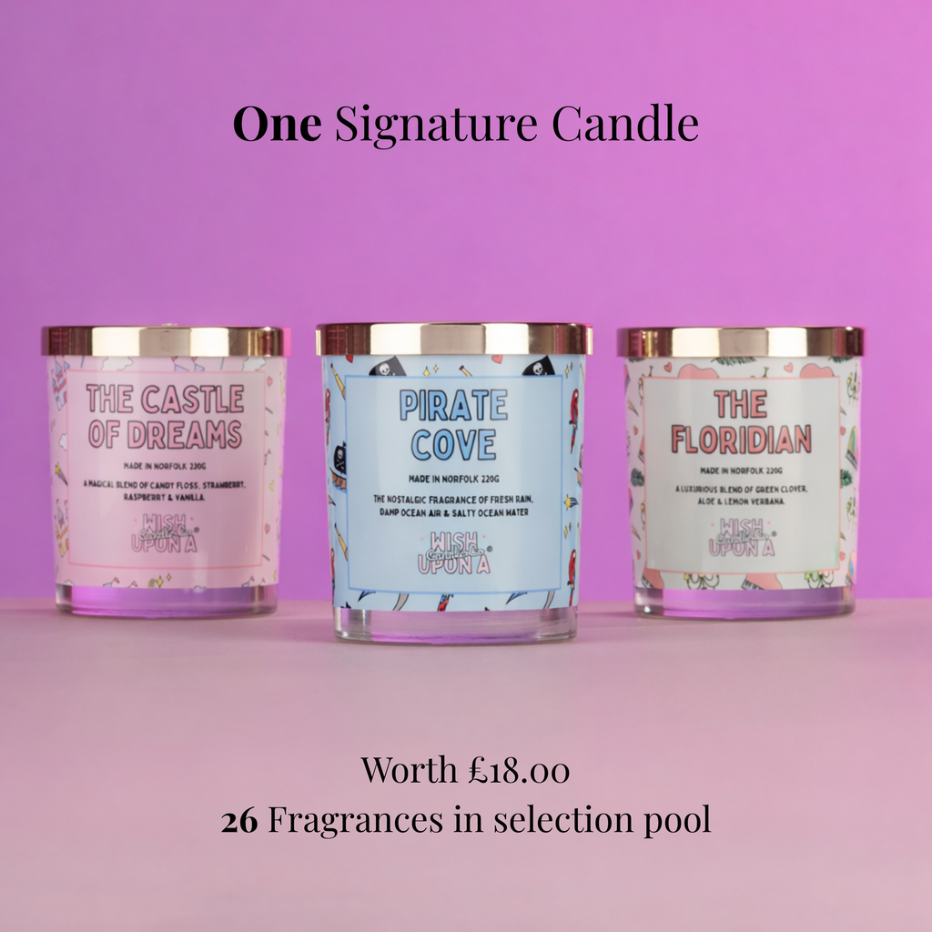 Theme park inspired Signature Candles