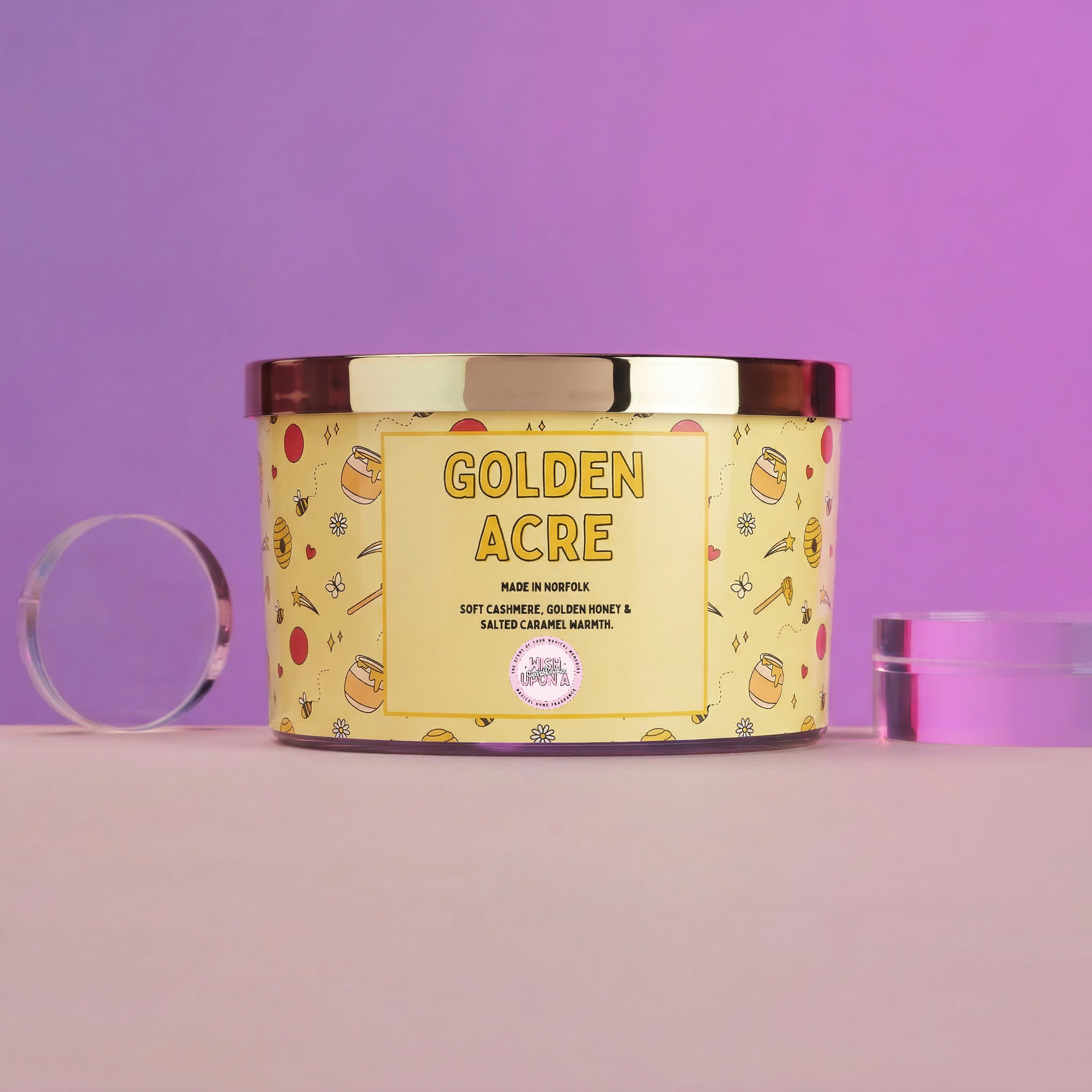 GoldenAcre Triple Wick Candle