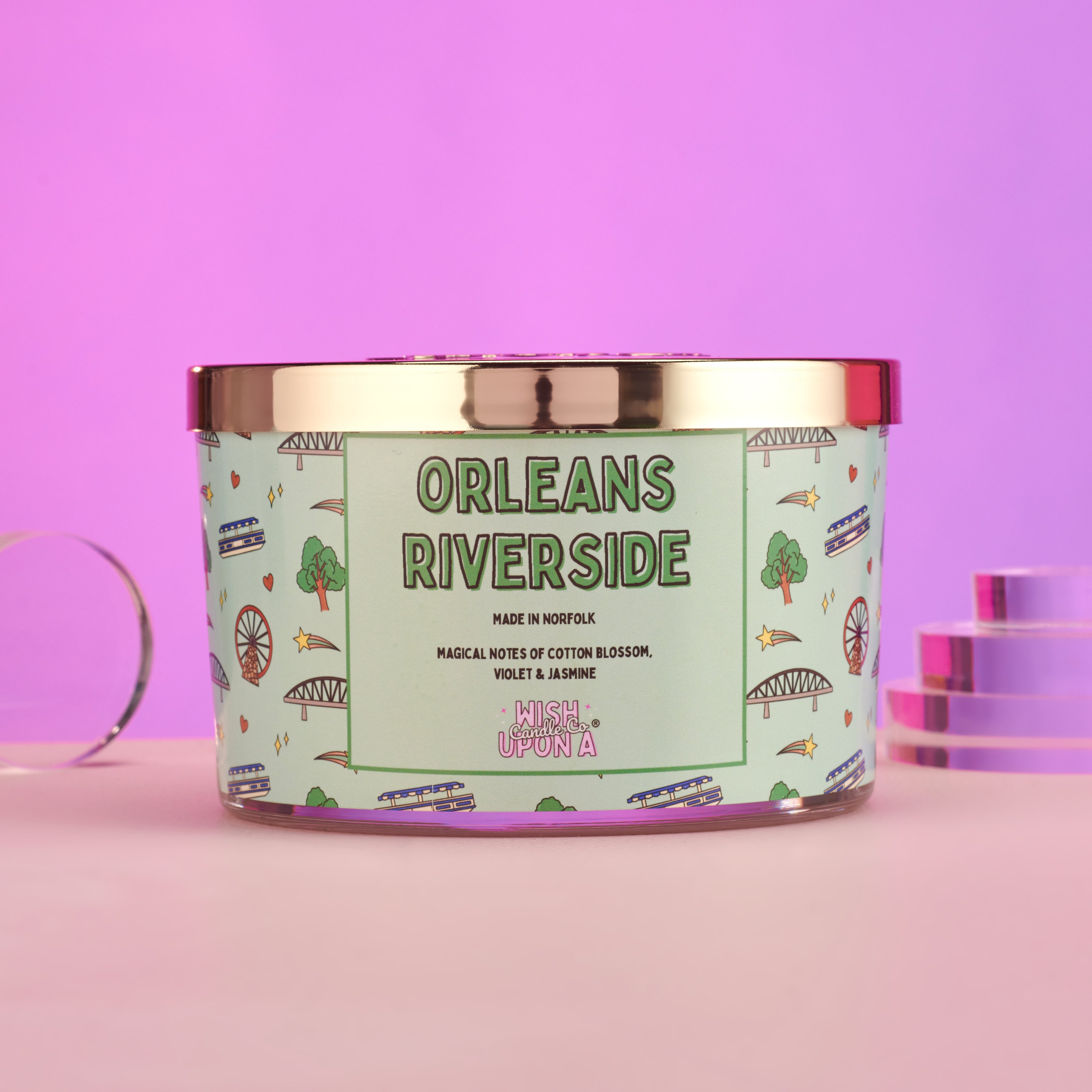 Orleans Riverside - Luxury Triple Wick Candle