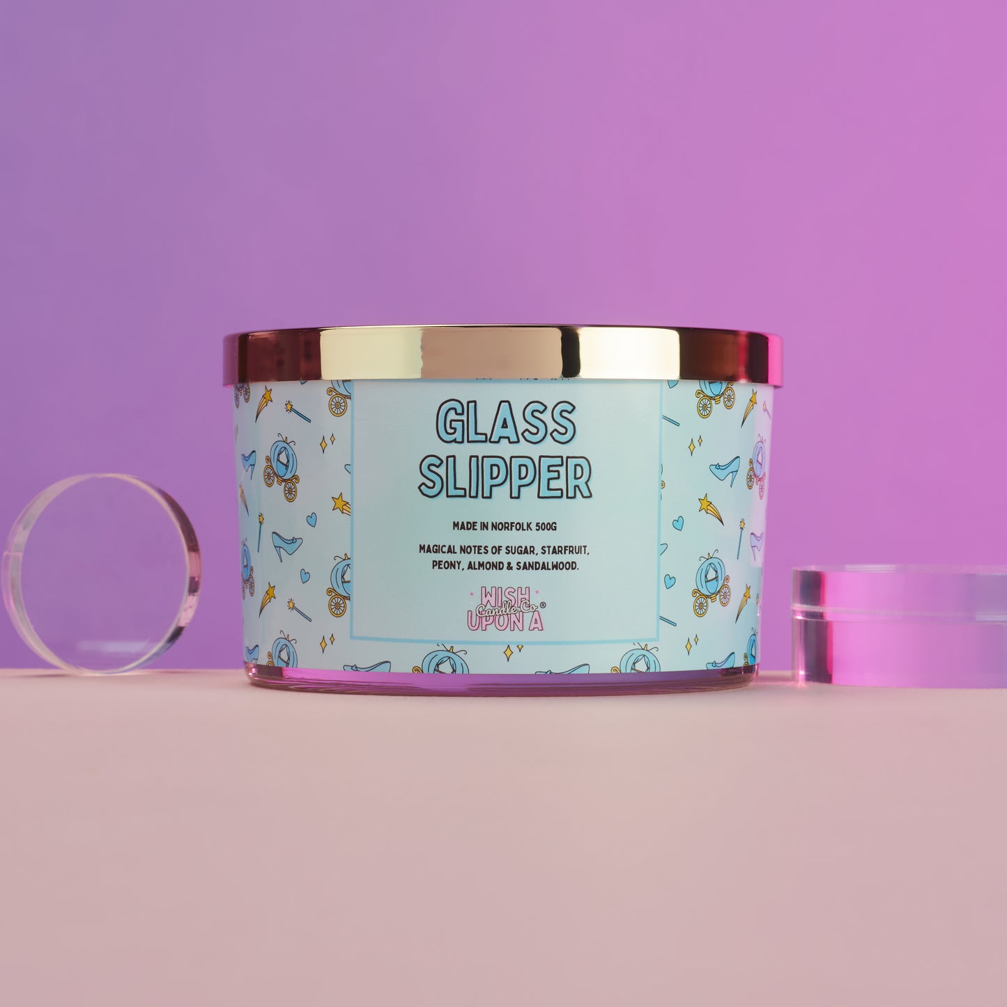 Glass Slipper - Candle 500G