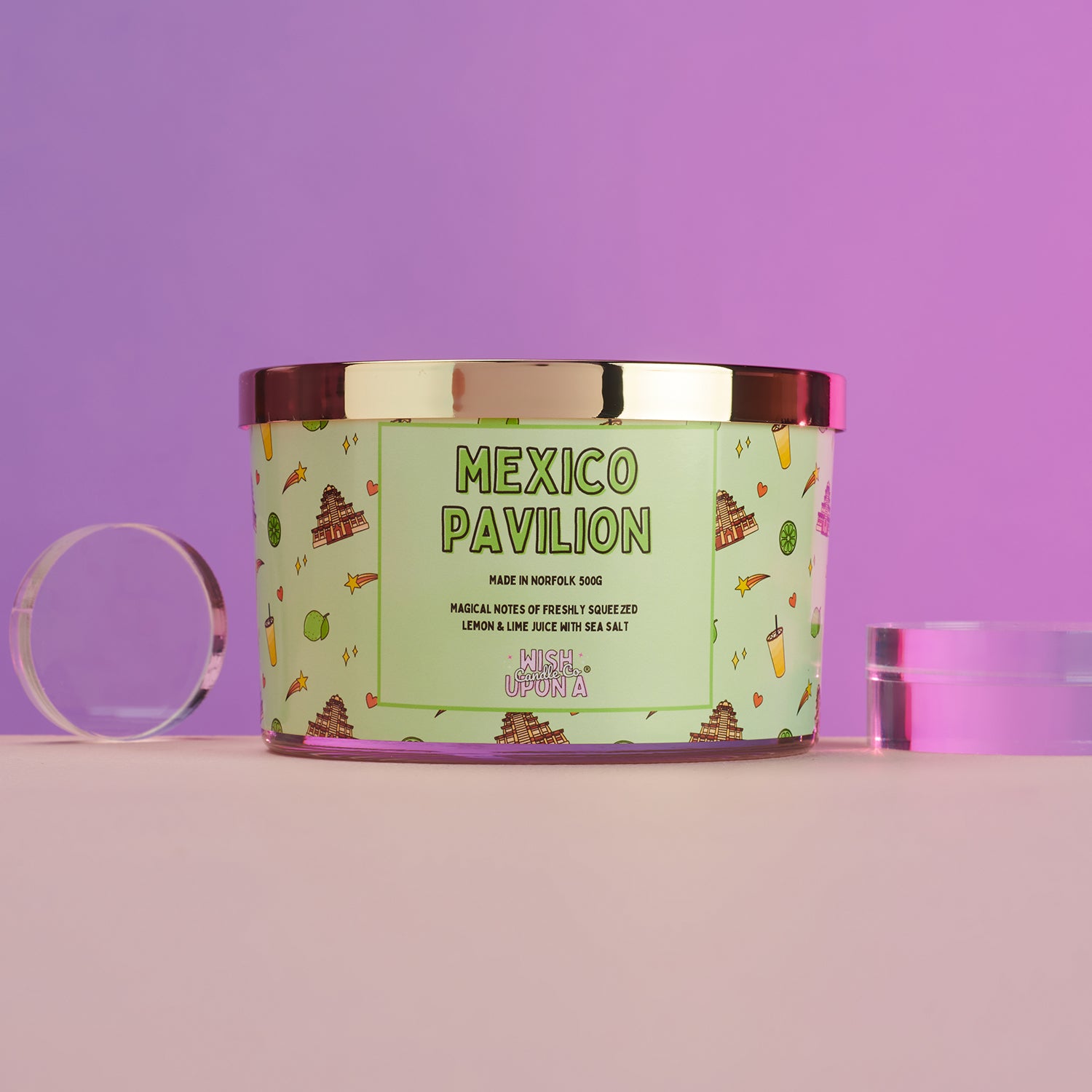 Mexico Pavilion - Triple Wick Candle