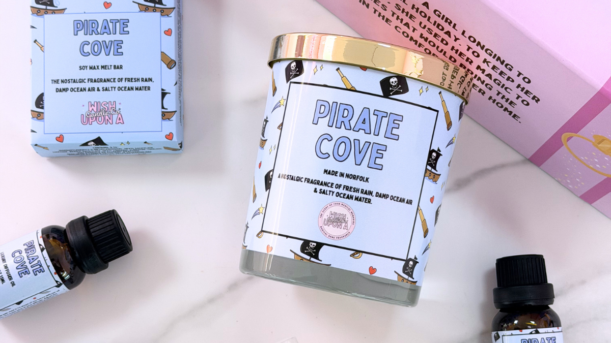 our best selling pirate cove theme park inspired candle collection