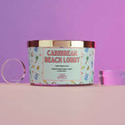 Caribbean Beach Lobby triple wick candle inspired by tropical resort fragrances and fresh island atmosphere