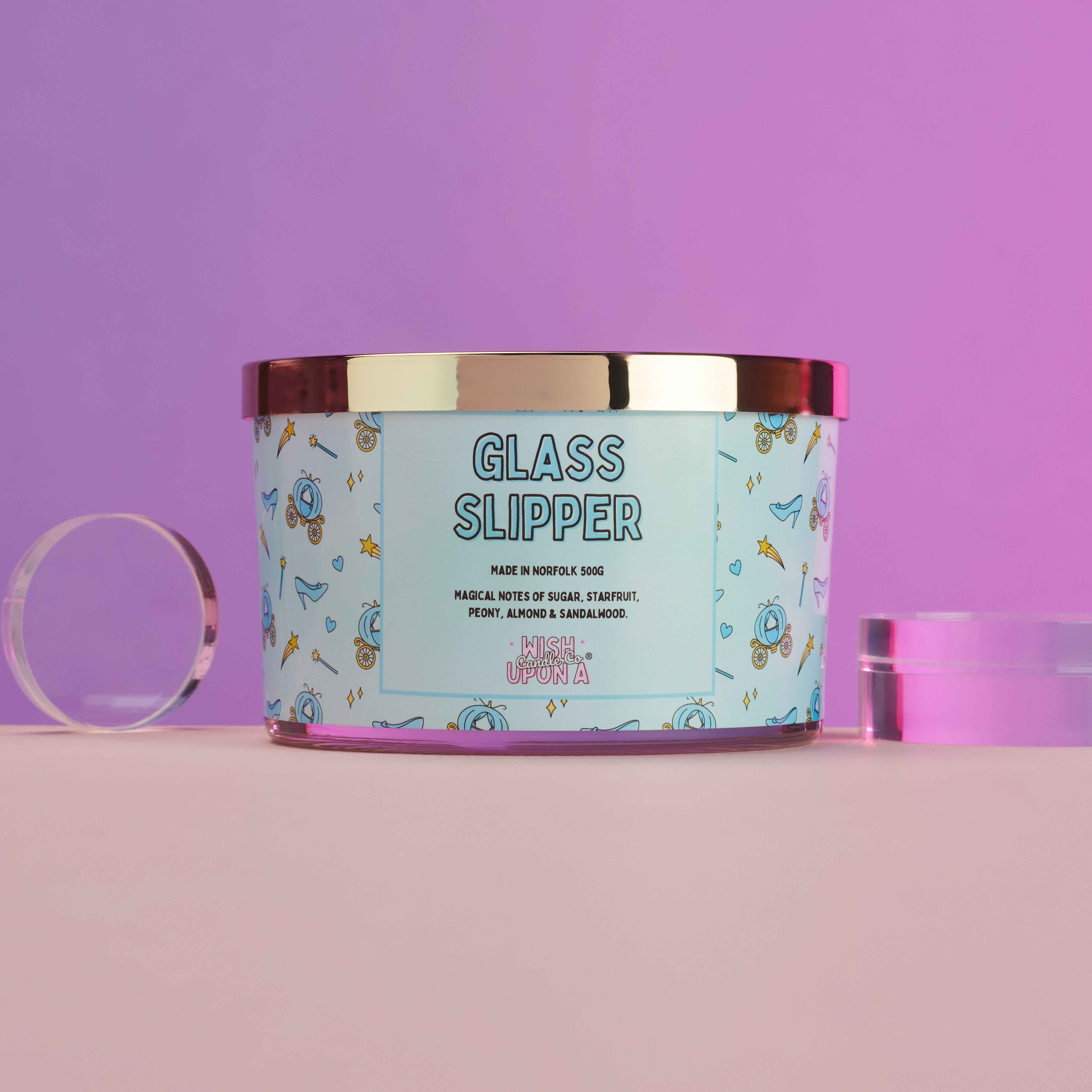 Glass Slipper - Luxury Triple Wick Candle