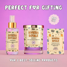 Mystery home fragrance bundle including a candle room mist and wax melt in surprise scents