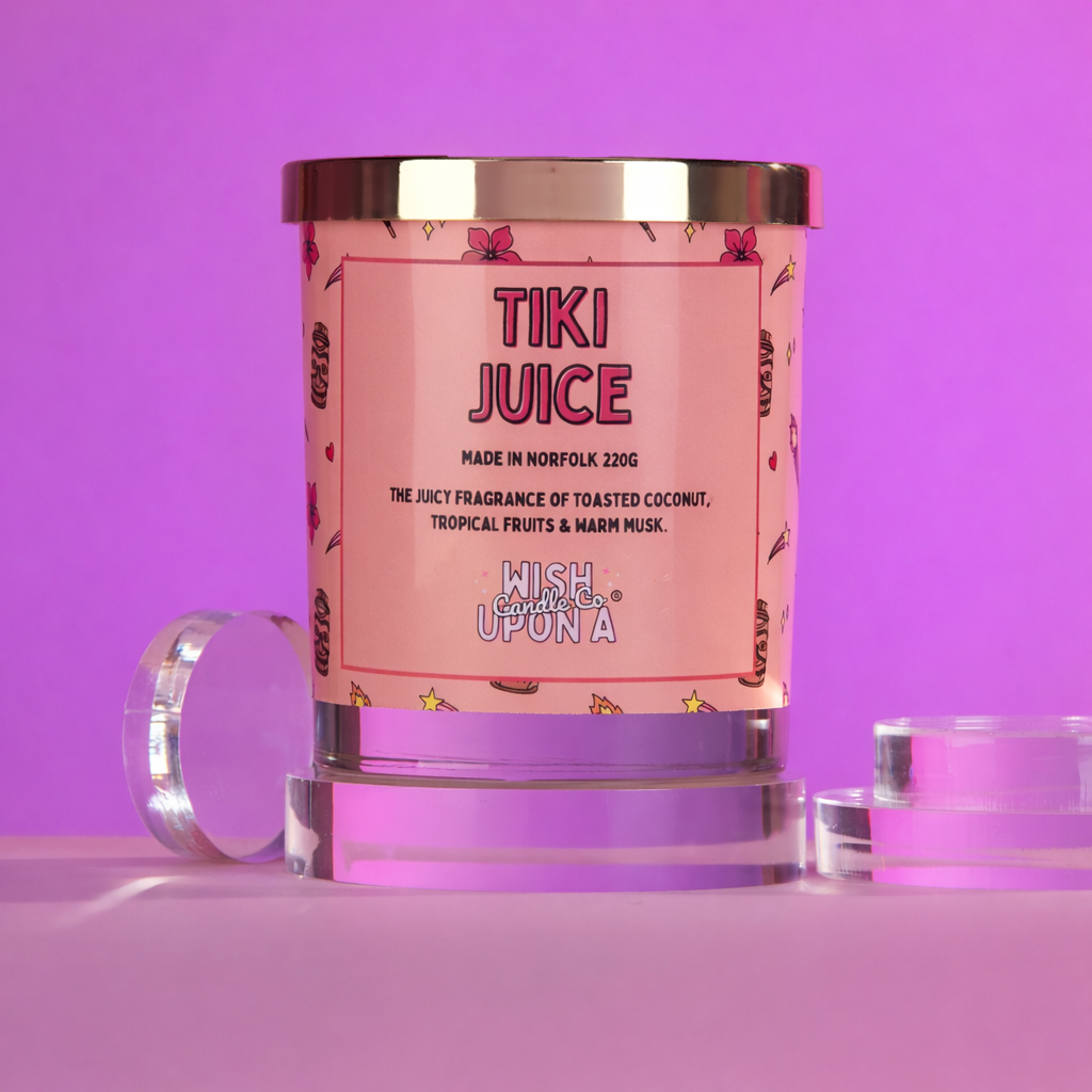 theme park inspired candle Tiki Juice