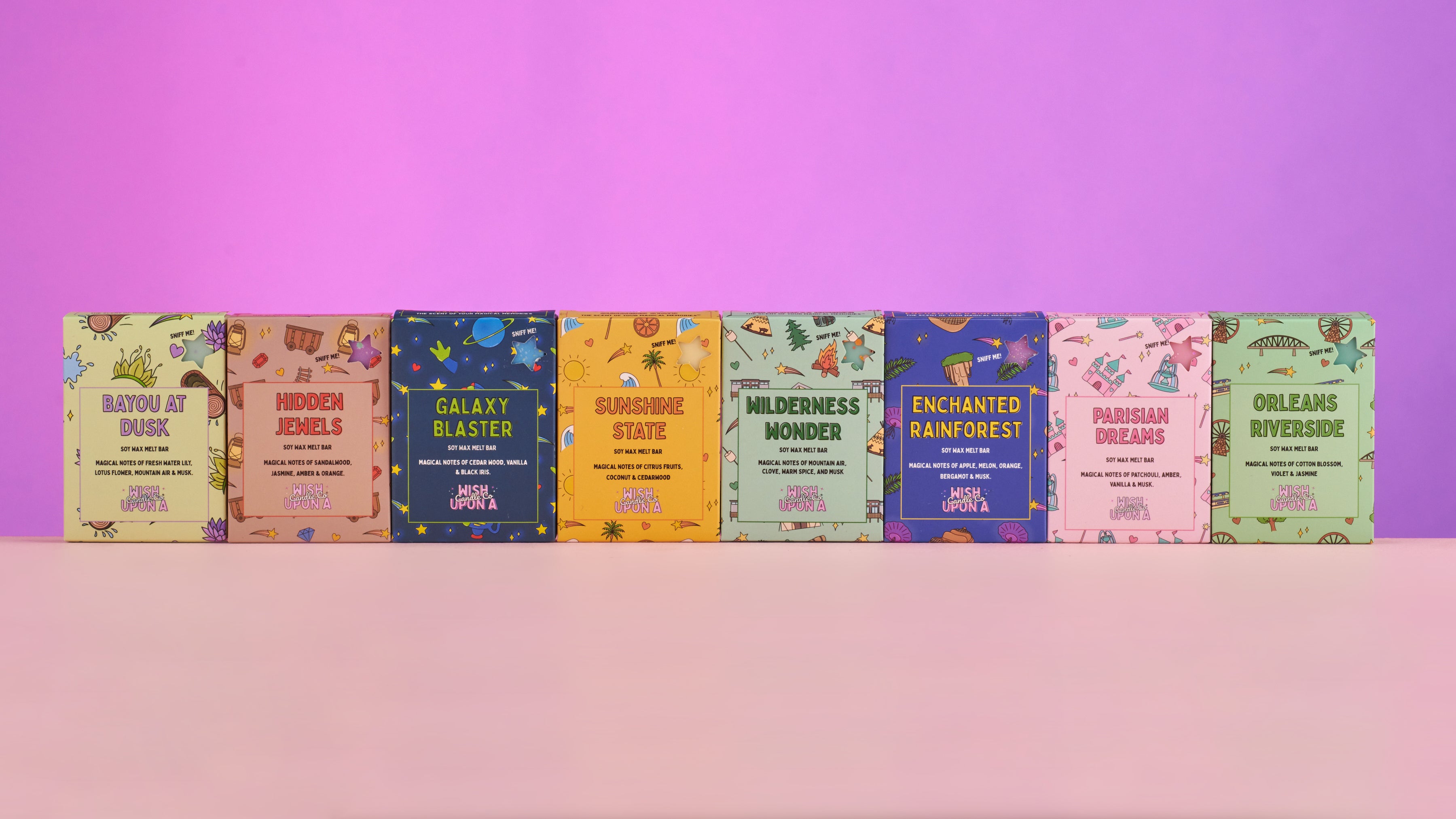 theme park inspired ride and resort wax melt collection uk
