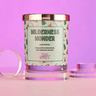 Wilderness Wonder candle inspired by forest lodges with earthy woods and fresh outdoor fragrance